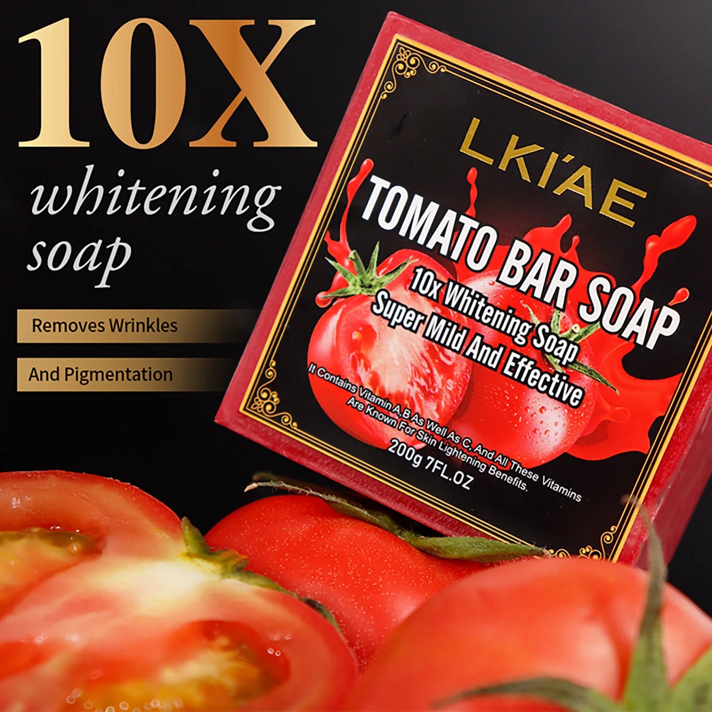 AILKE Organic Tomato Soap Bar Moisturizing Deep Clean For Face
