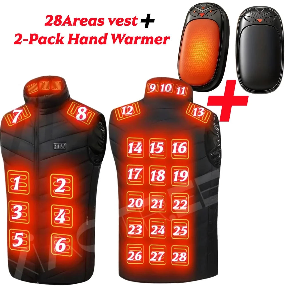 XIAOTREECN Heated Vest USB Electric Warmer For Camping And Hunting