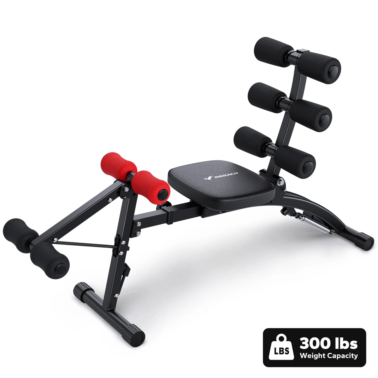 MERACH Ab Machine Multifunctional Adjustable Ab Trainer Bench