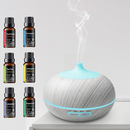 Miflame Essential Oil Humidifier Aromatherapy Diffuser With Lights