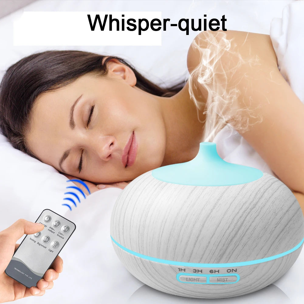 Miflame Essential Oil Humidifier Aromatherapy Diffuser With Lights