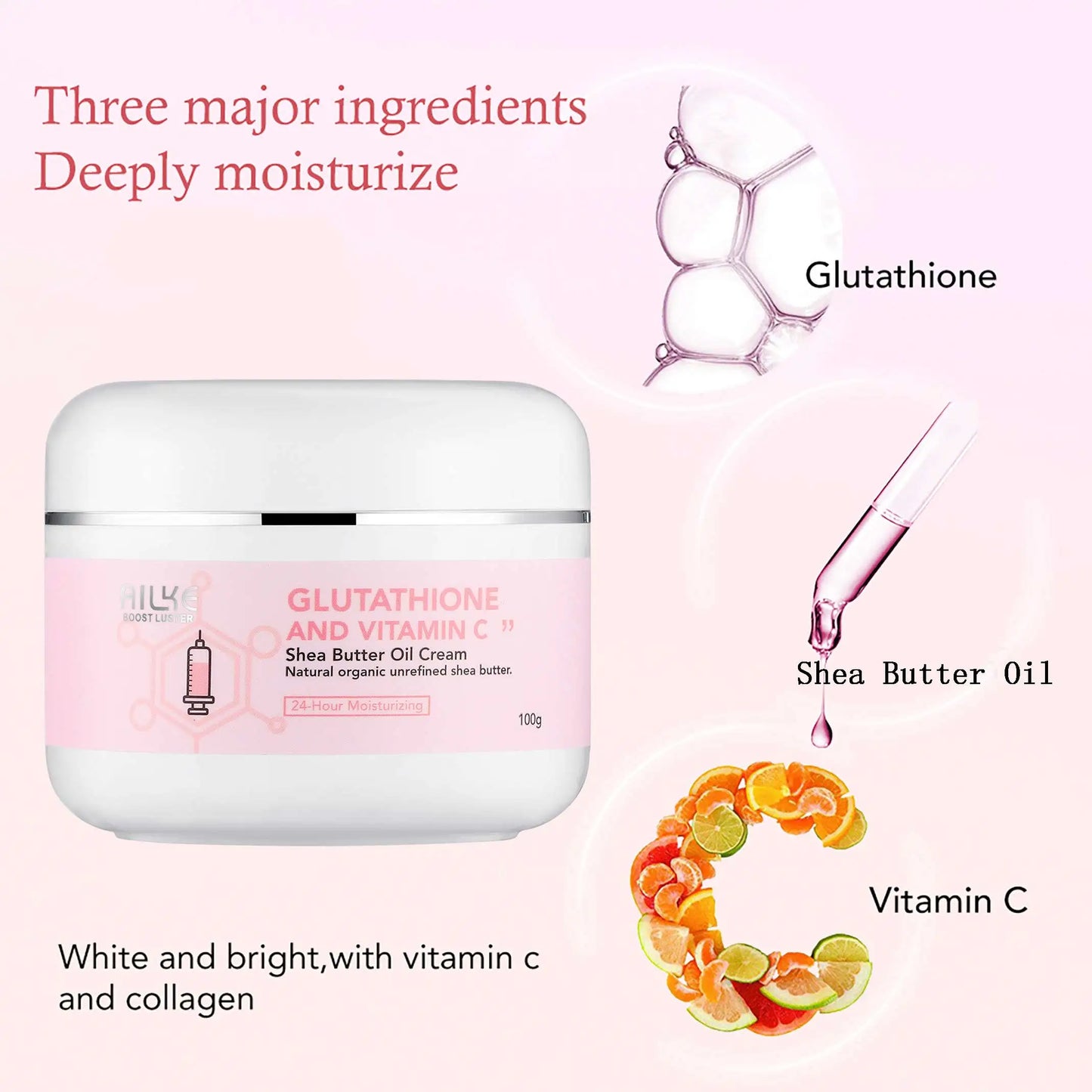 AILKE Whitening And Lightening Cream For Face And Body Hydration