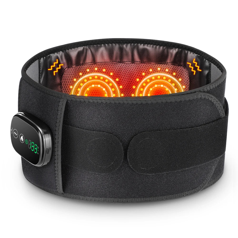 Hailicare Heating Massager Belt With Vibration And Hot Compress