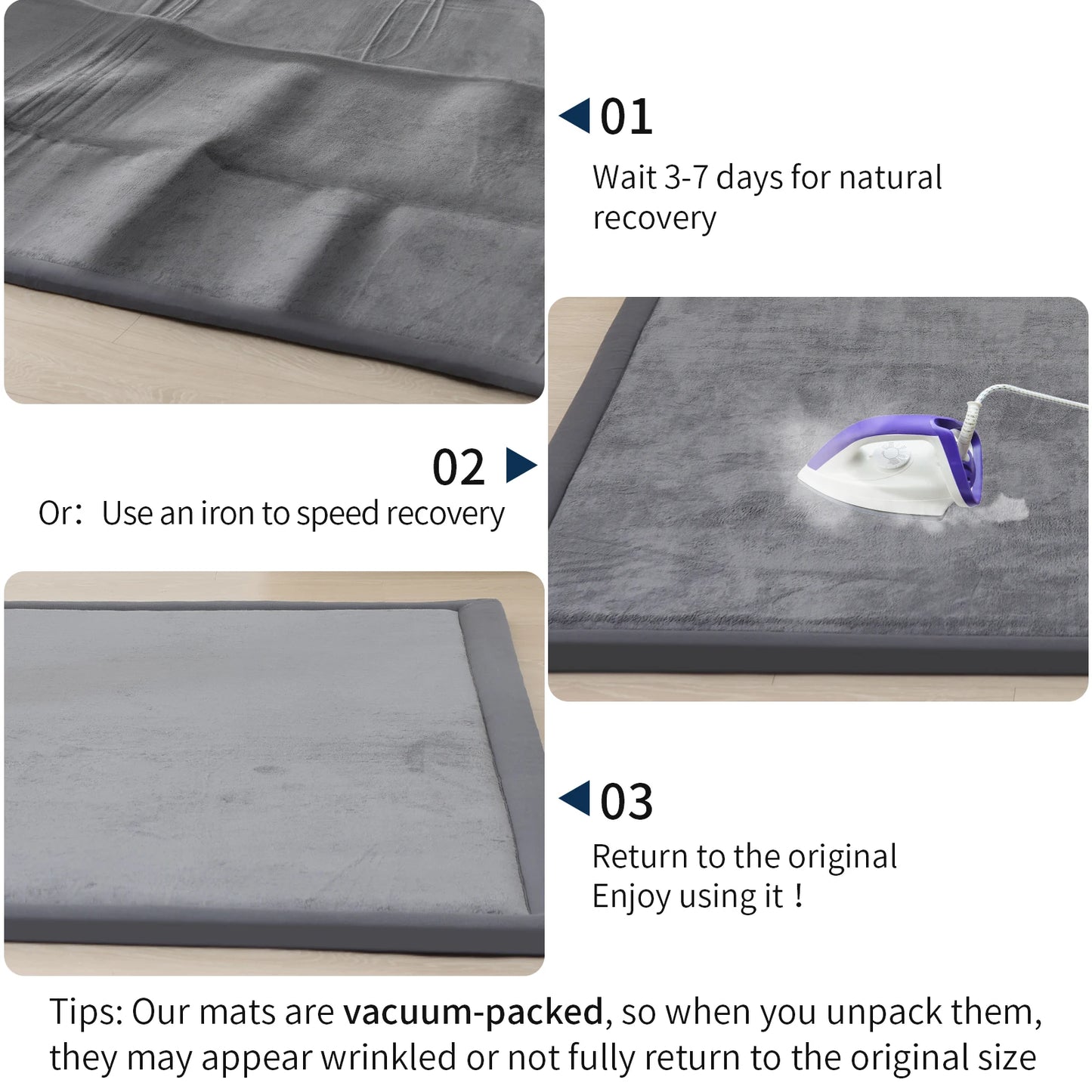 Huloo Sleep Memory Foam Play Mat Carpet For Living Room