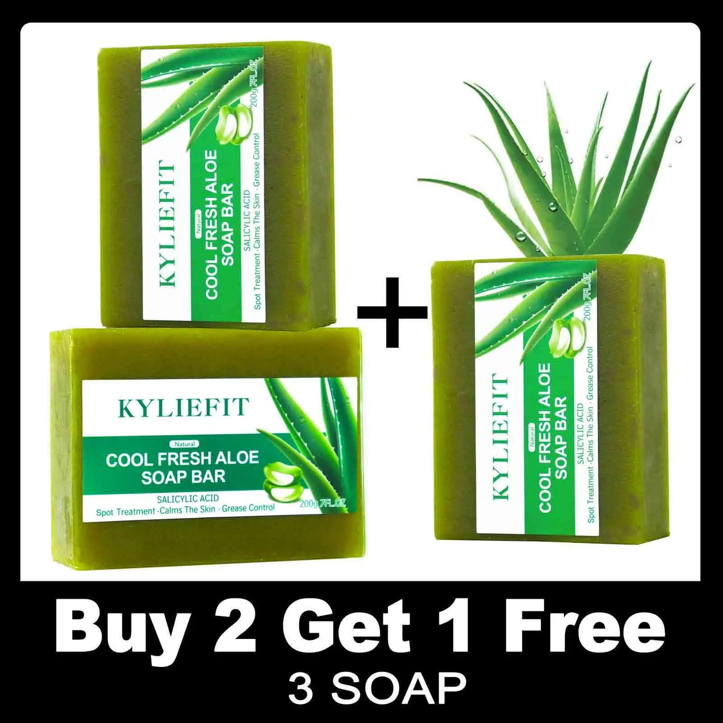 AILKE Aloe Vera Whitening Soap for Radiant Clear Skin