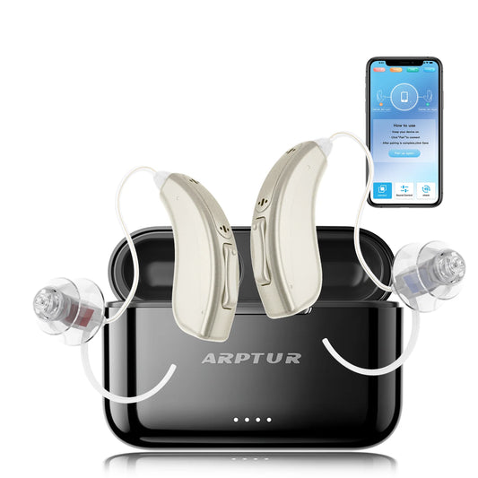 ZepauFOG50 Bluetooth Hearing Aids Rechargeable With App Control
