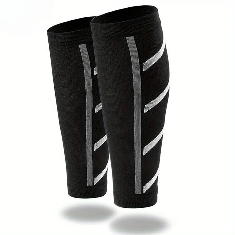 Compression Calf Sleeves With UV Protection Breathable For Basketball