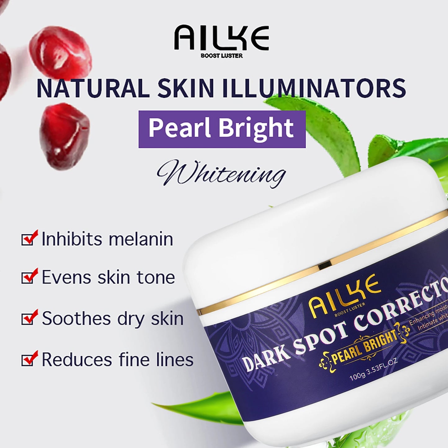 AILKE Double Glutathione Whitening Skin Care for Even Tone