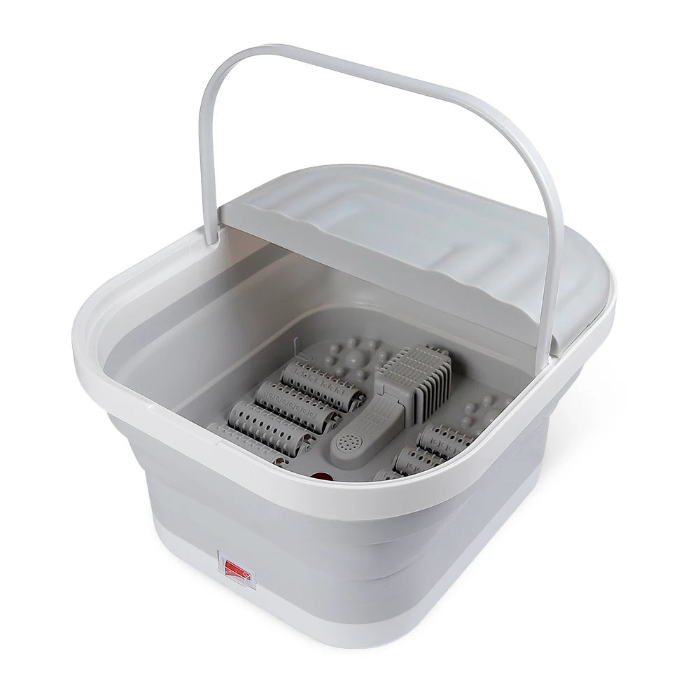 Foreverlily Portable Thermostatic Foot Massage Foldable Tub