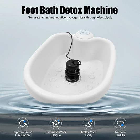 Ionic Foot Bath Detox Machine Spa 24W 30 Minute Timer