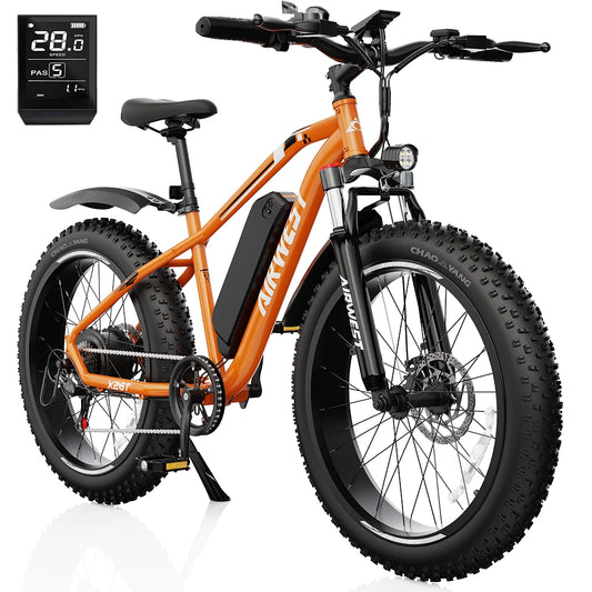 NONEM X26T Fat Tire Electric Mountain Bike 750W Peak 48V