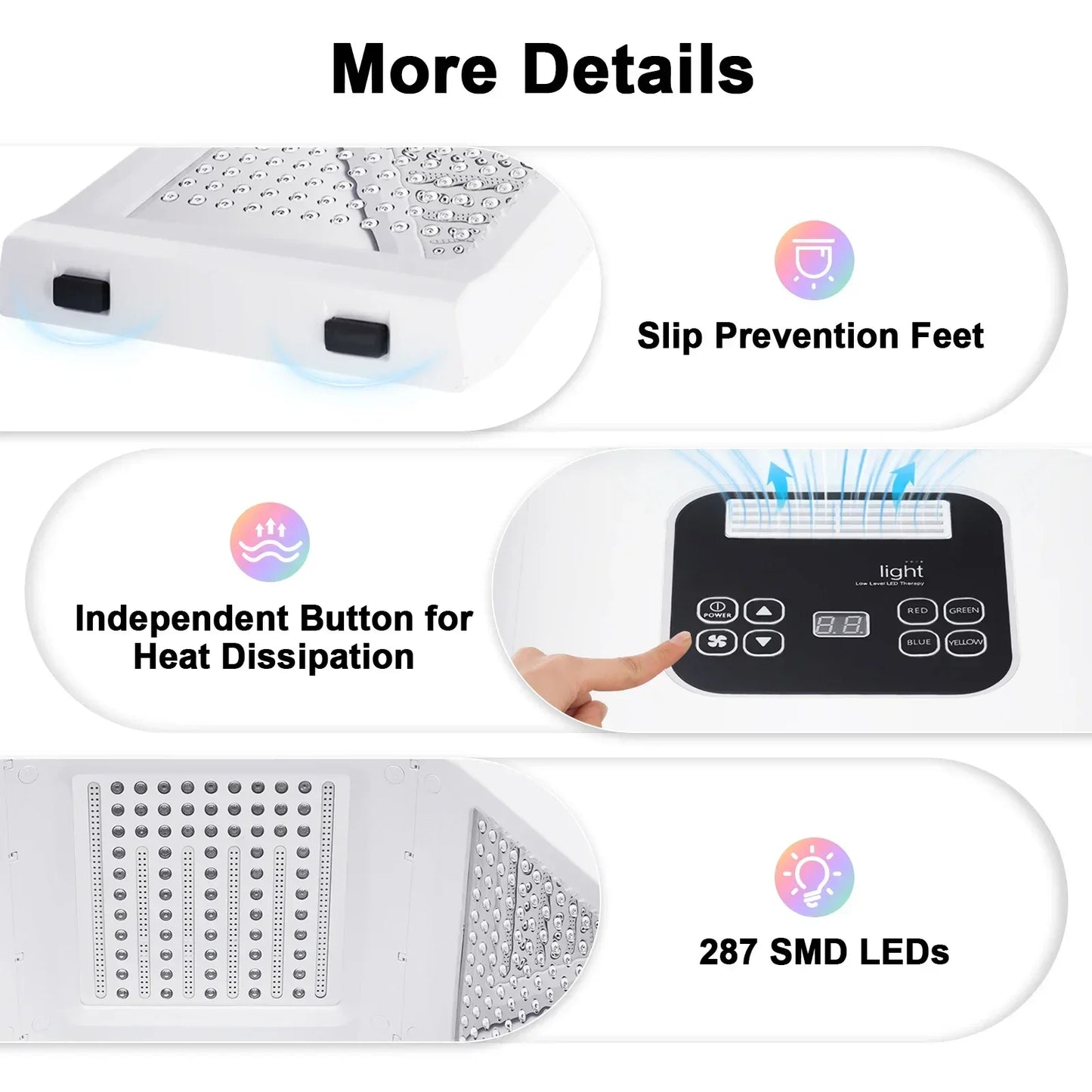 7in1 LED Face Mask Light Therapy For Skin Care Device