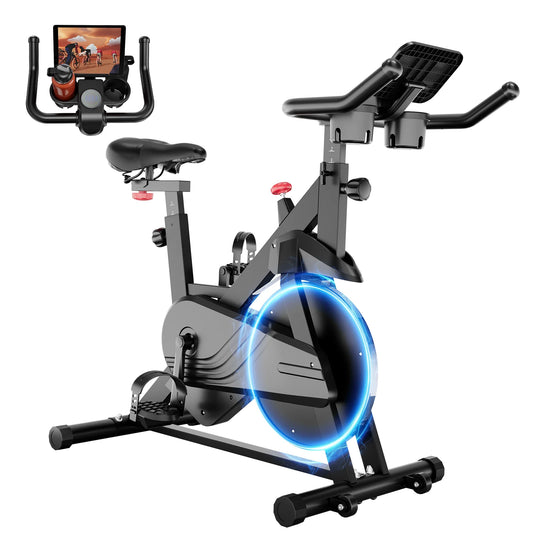 Superun Magnetic Resistance Low Noise Exercise Bike For Home Gym