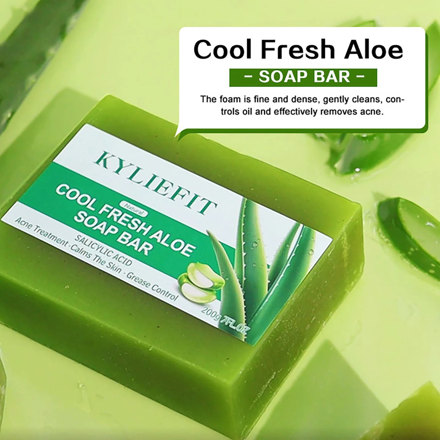 AILKE Aloe Vera Whitening Soap for Radiant Clear Skin