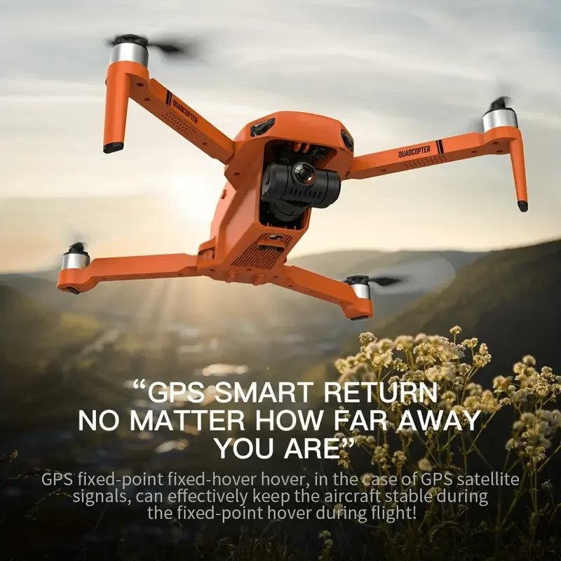 QJ KF102 4K GPS Drone With Dual Camera 2-Axis Gimbal