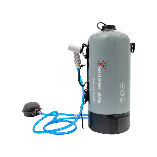 Bymaocar Camping Shower Portable Solar Shower With Pump