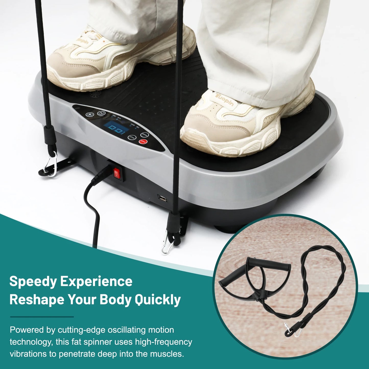 N Vibration Plate Exercise Machine Full Body Home Workout