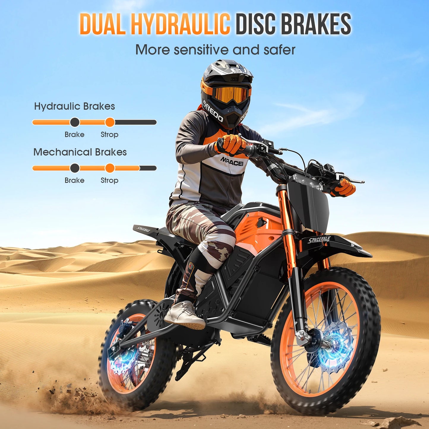 EILLEO SPACEWALK EB007 48V Electric Dirt Bike for Adults
