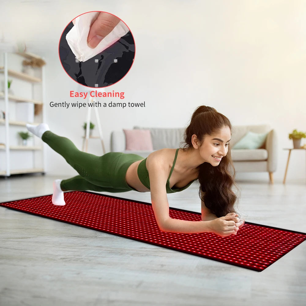 Full Body Red Light Therapy Mat With Infrared LEDs