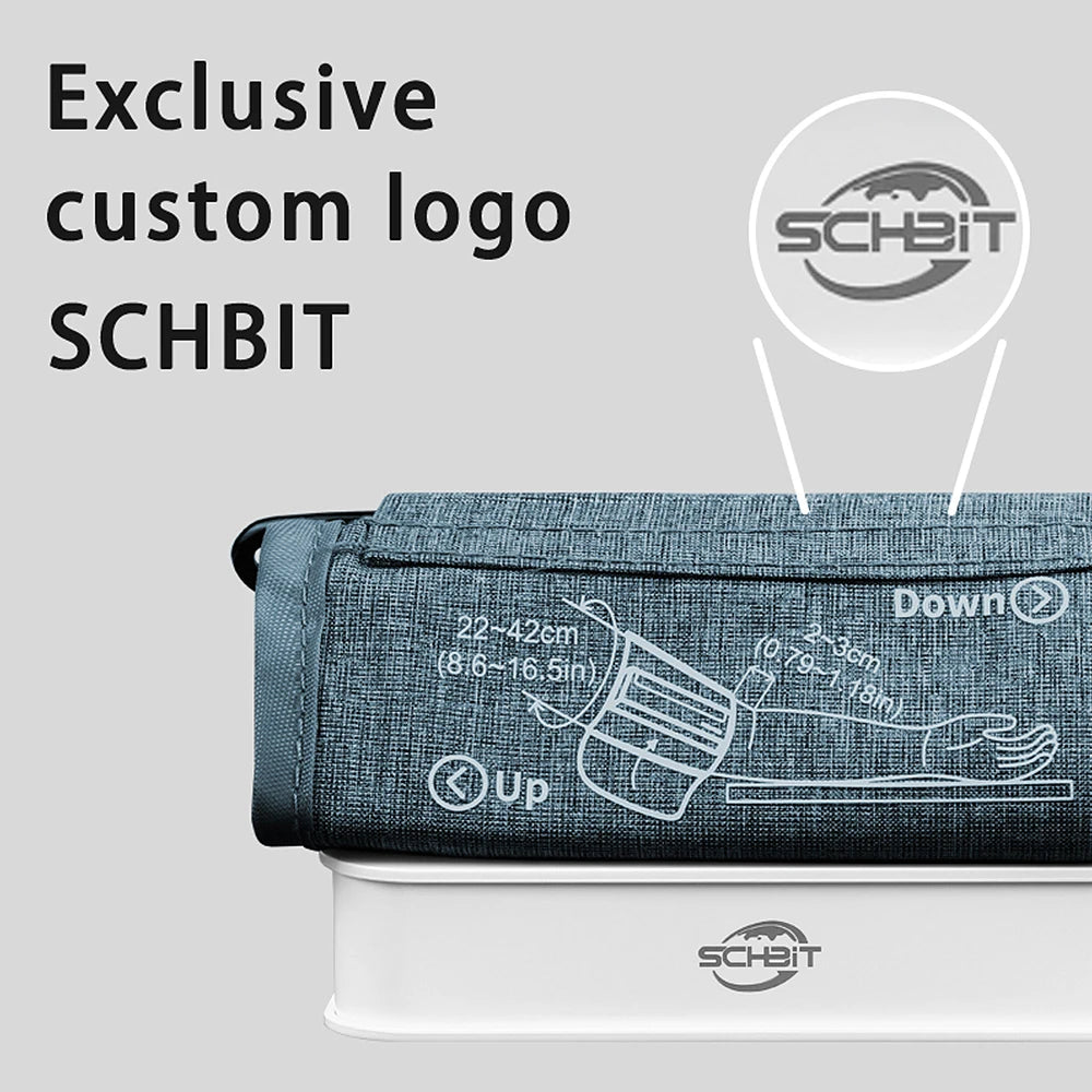 Schbit Digital Blood Pressure Monitor With Intelligent Voice Feedback