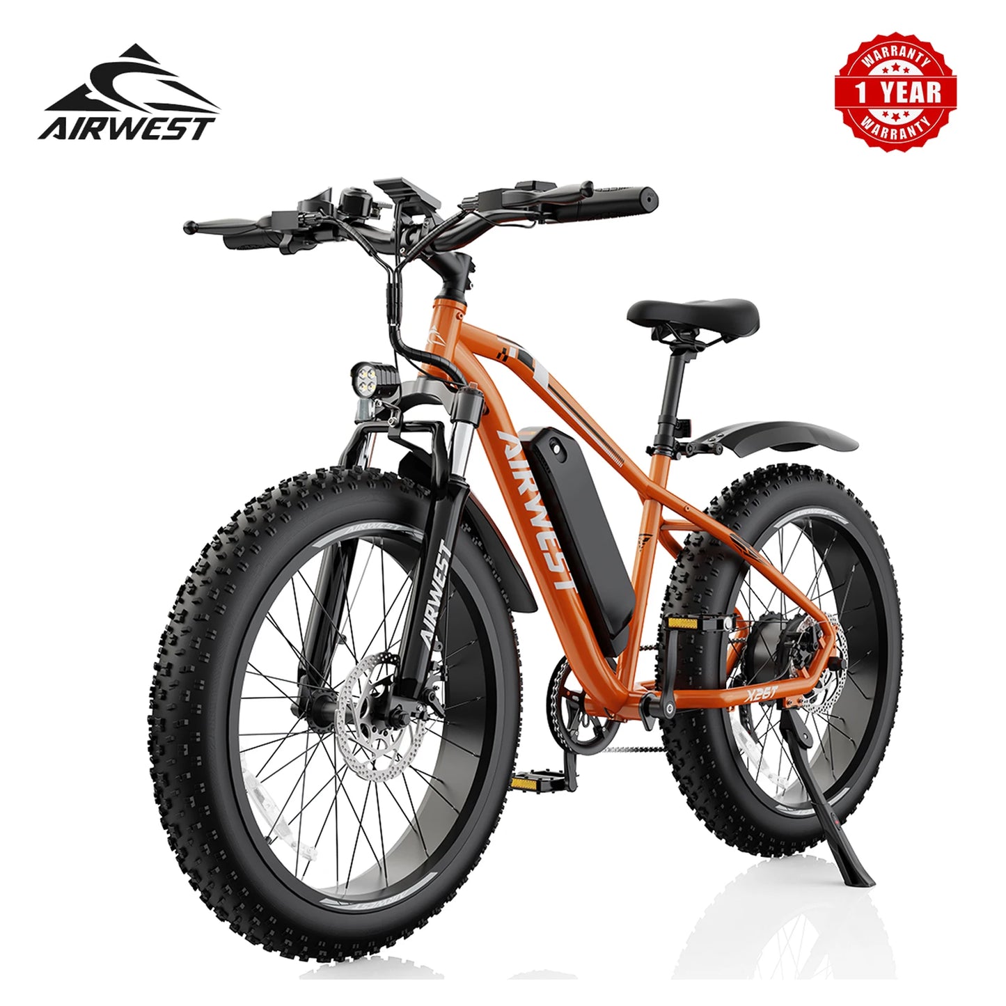 NONEM X26T Fat Tire Electric Mountain Bike 750W Peak 48V