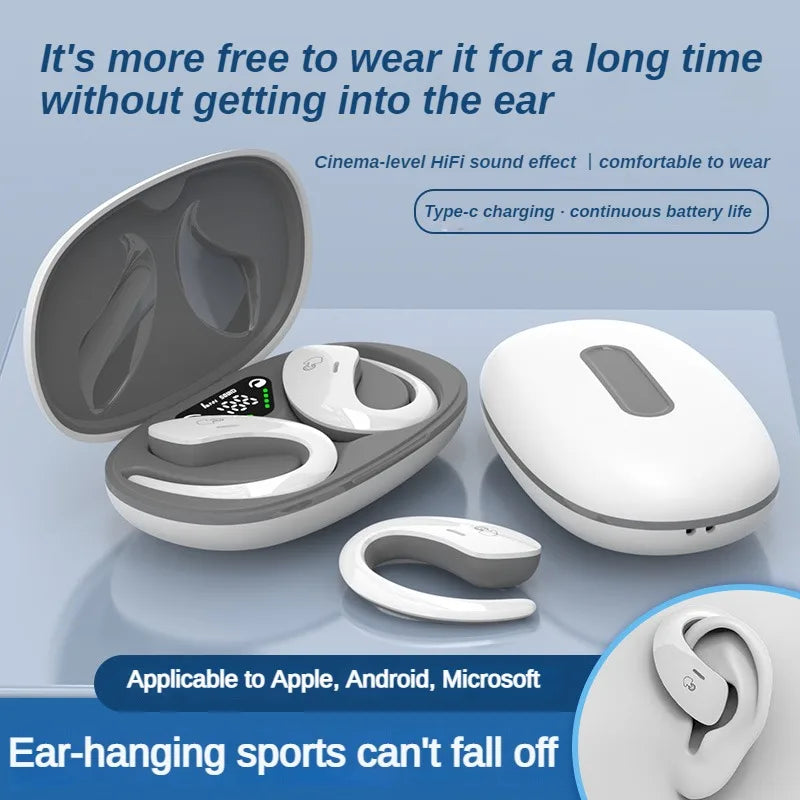 SHUKE Bone Conduction Bluetooth Headset TWS Earbuds With Mic