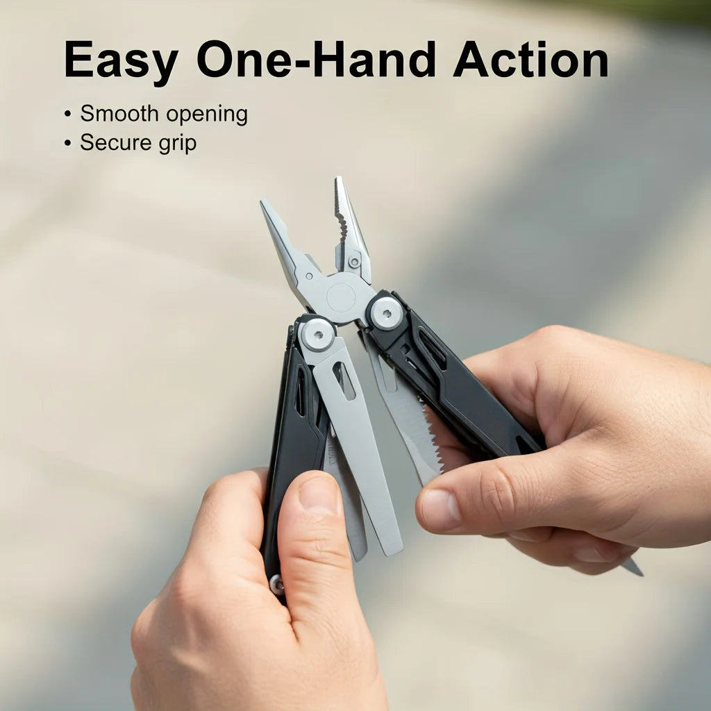 27 In 1 Stainless Multitool Pliers Survival Tool With Screwdriver