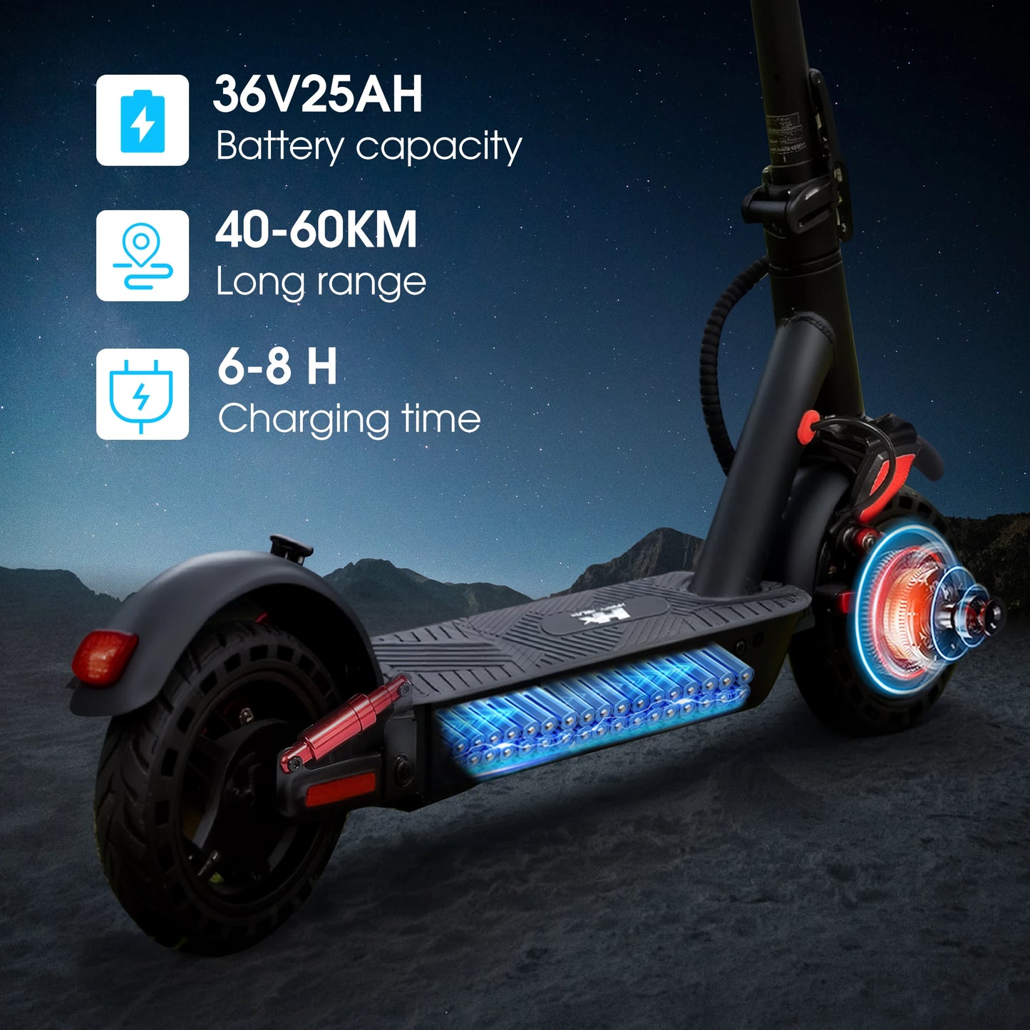 HX D06 Electric Scooter 500W 36V Foldable EScooter