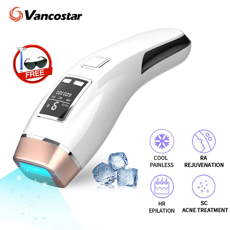Vancostar 4 In 1 IPL Epilator Laser Hair Removal Device