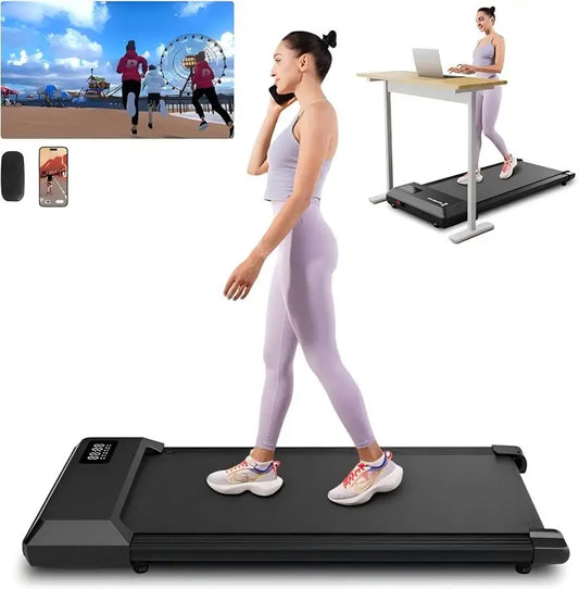 Superun 2-In-1 Home Office Treadmill With App And Remote Control