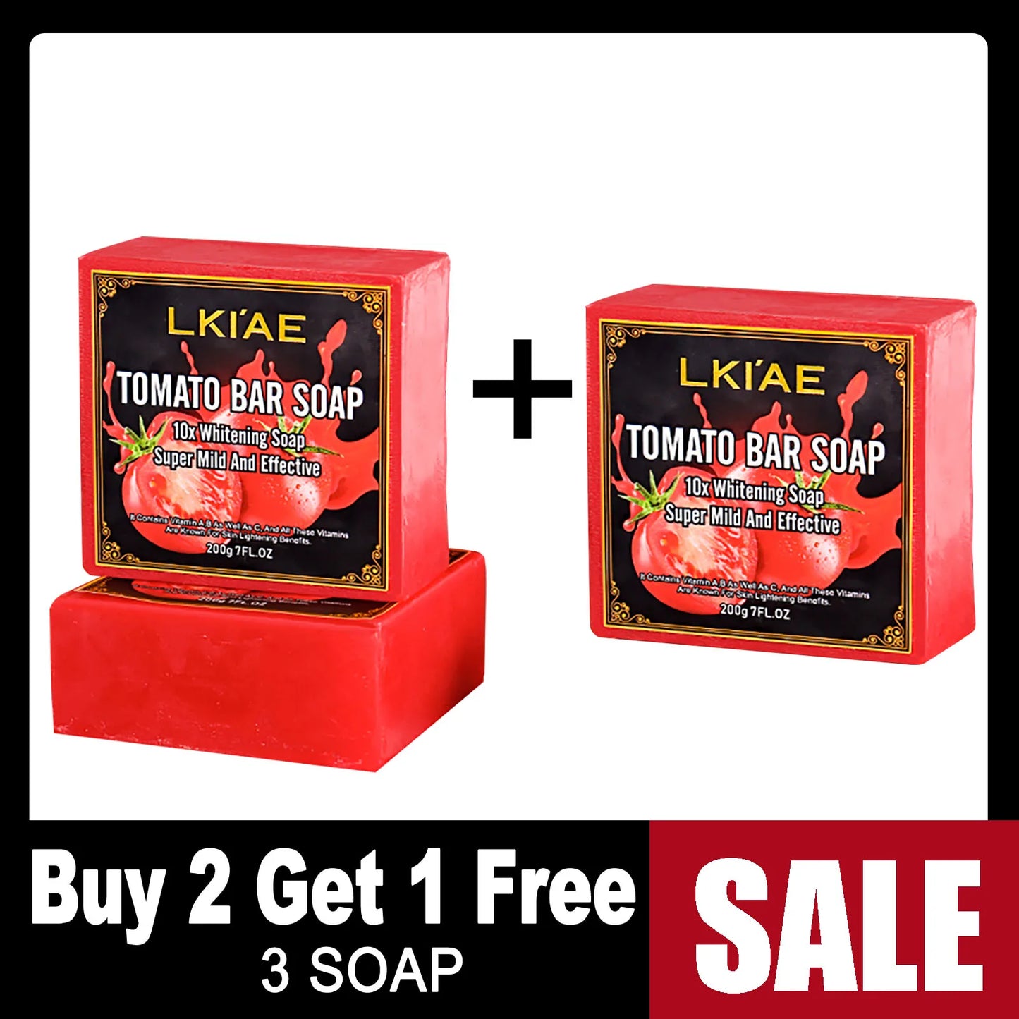 AILKE Organic Tomato Soap Bar Moisturizing Deep Clean For Face