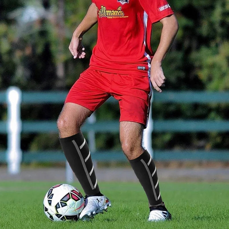 Compression Calf Sleeves With UV Protection Breathable For Basketball