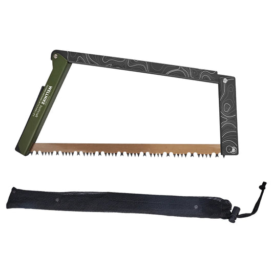 Folding Saw With Storage Bag Aluminum Camping Foldable Hand Saw