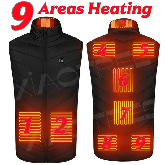 XIAOTREECN Heated Vest USB Electric Warmer For Camping And Hunting