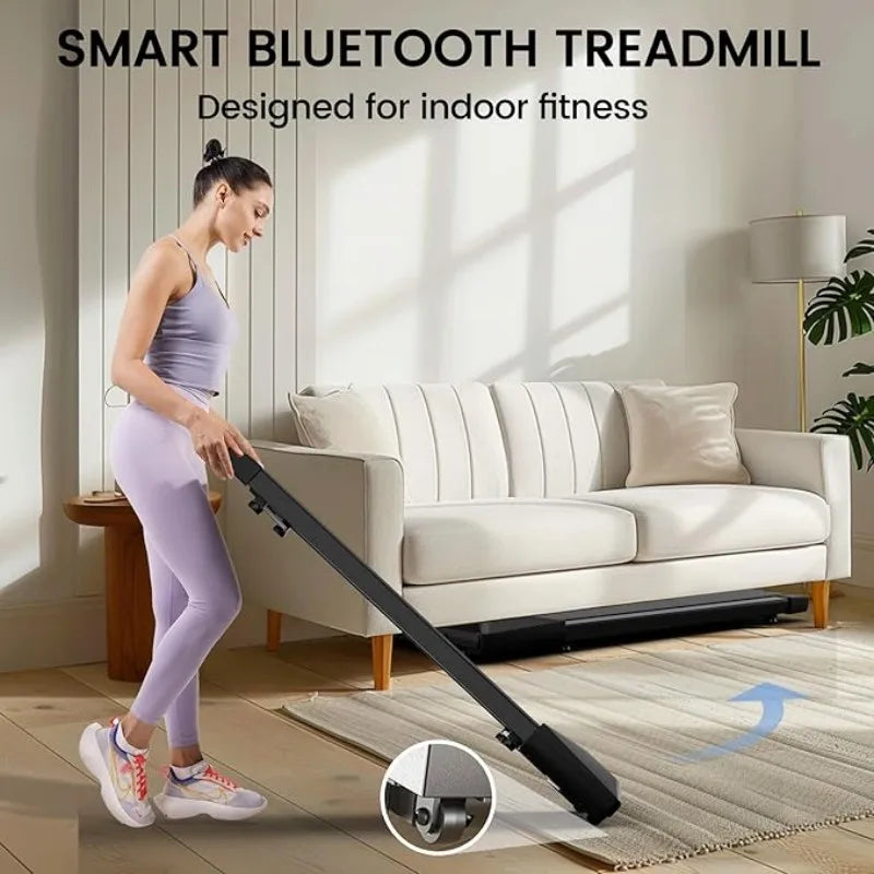 Superun 2-In-1 Home Office Treadmill With App And Remote Control