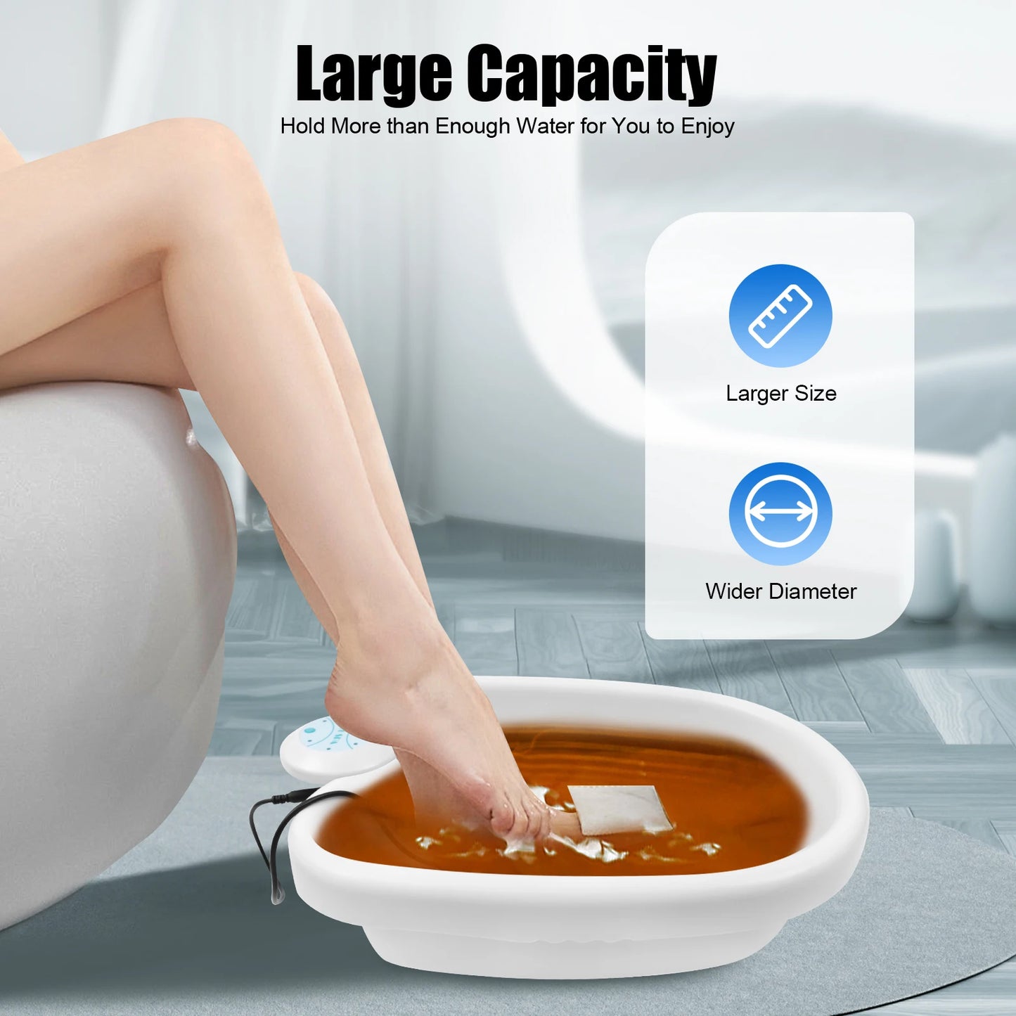 Ionic Foot Bath Detox Machine Spa 24W 30 Minute Timer