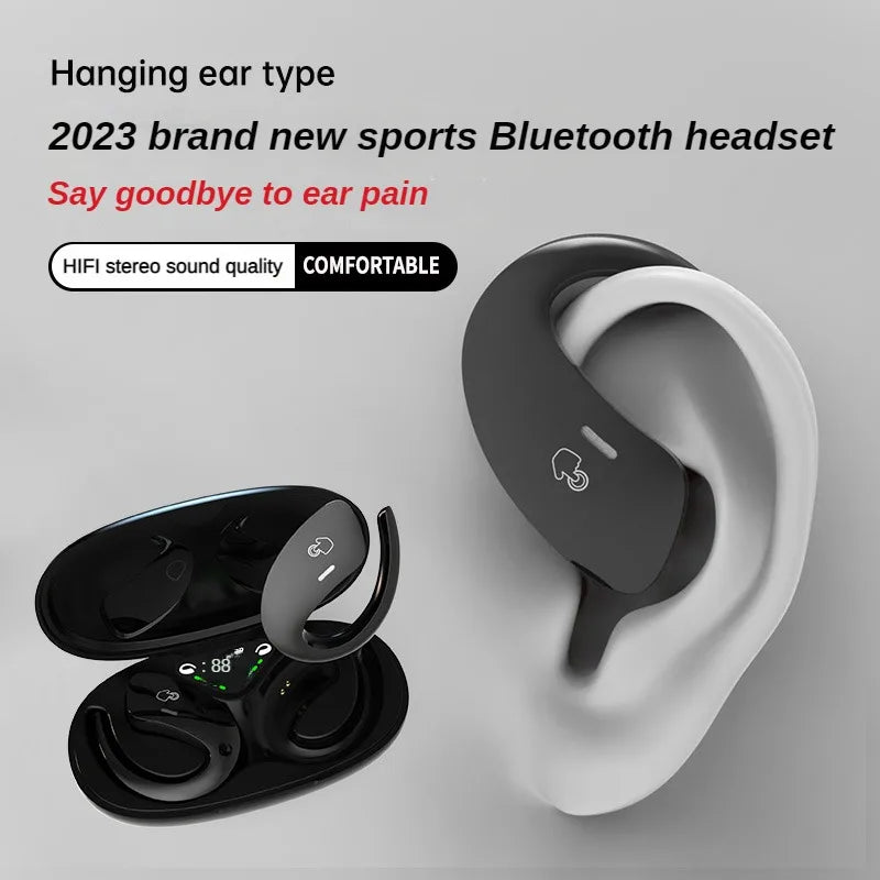 SHUKE Bone Conduction Bluetooth Headset TWS Earbuds With Mic