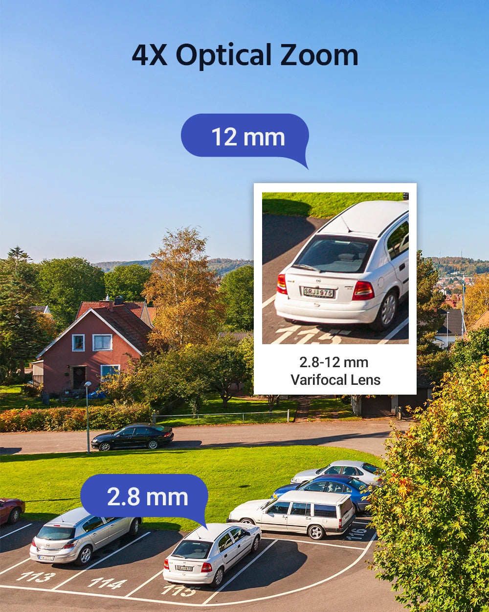 ANNKE 4MP PTZ IP Security Camera With 4X Optical Zoom