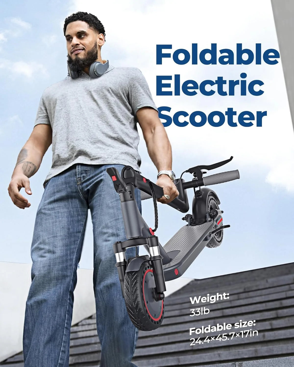 AOVOPRO AP07 Electric Scooter Foldable With Smart App Control