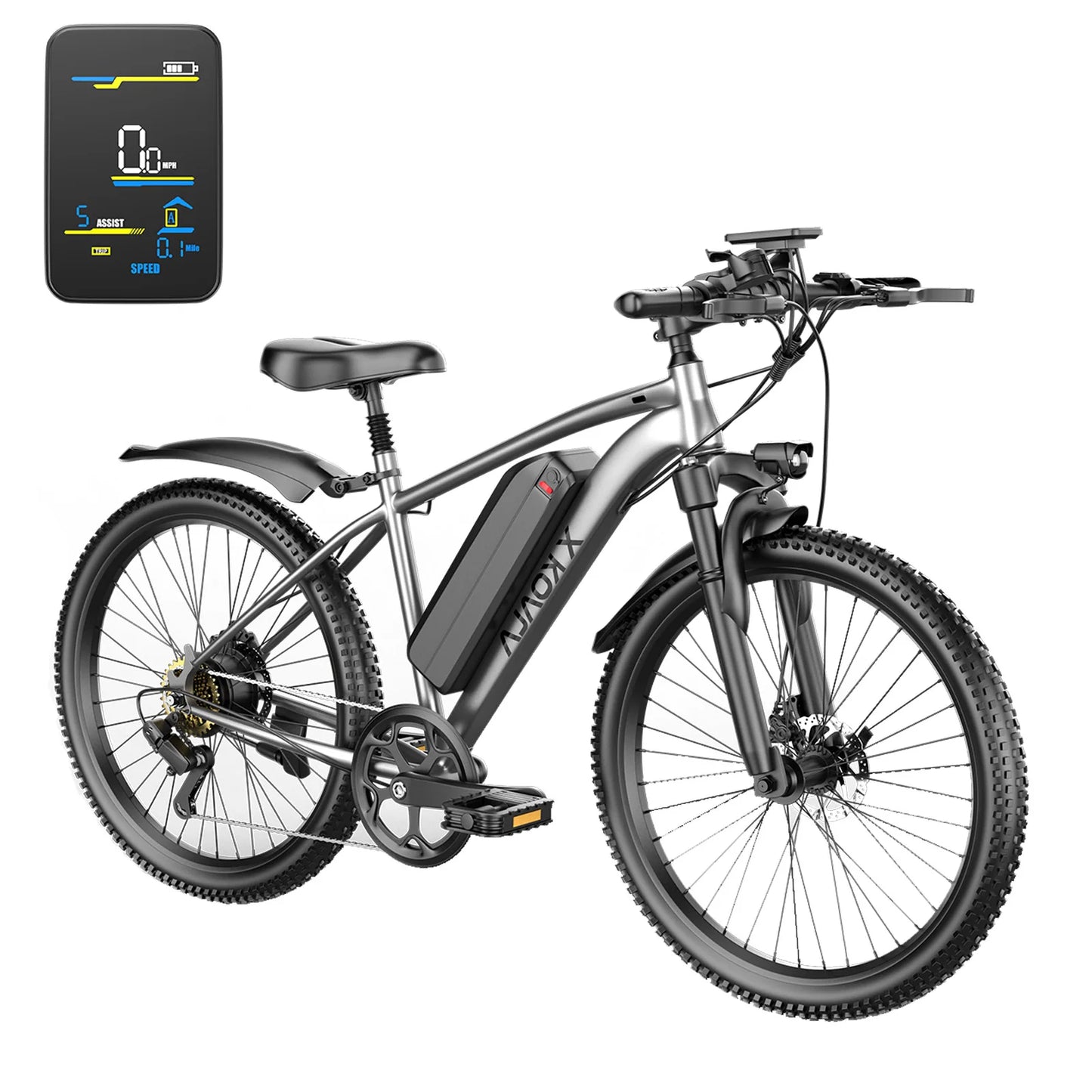 X-koala Electric Bike 1000W Peak Motor 25MPH 7 Speed