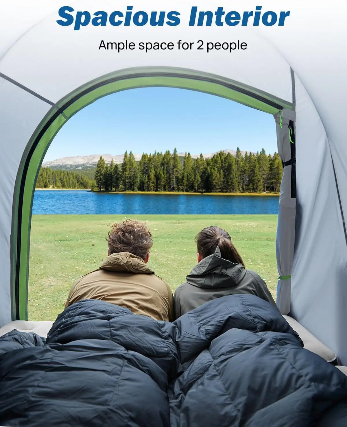 Waterproof Double Layer Truck Bed Tent Portable Camping Gear