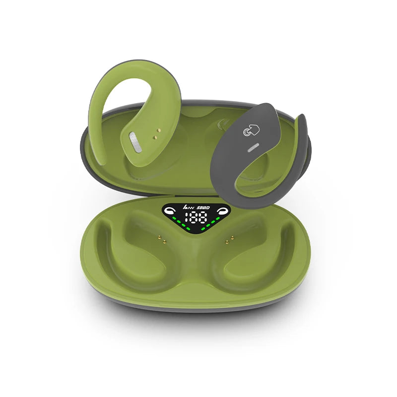 SHUKE Bone Conduction Bluetooth Headset TWS Earbuds With Mic