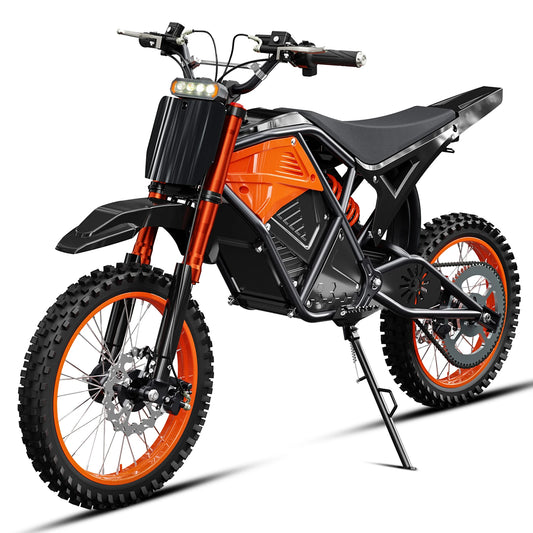 Off Road Electric Motorcycle 3000W 48V Lithium Battery Brushless Bike
