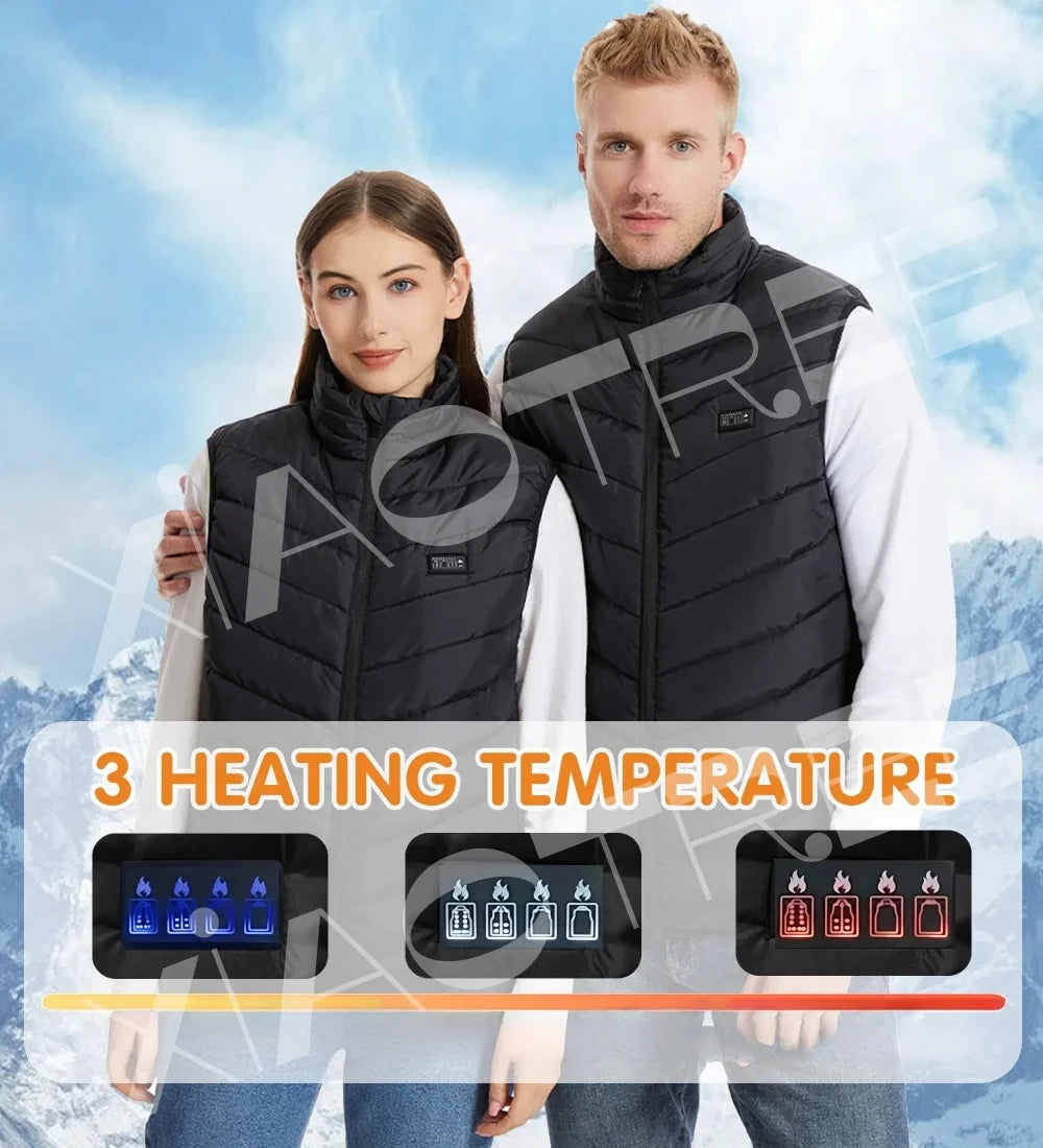 XIAOTREECN Heated Vest USB Electric Warmer For Camping And Hunting