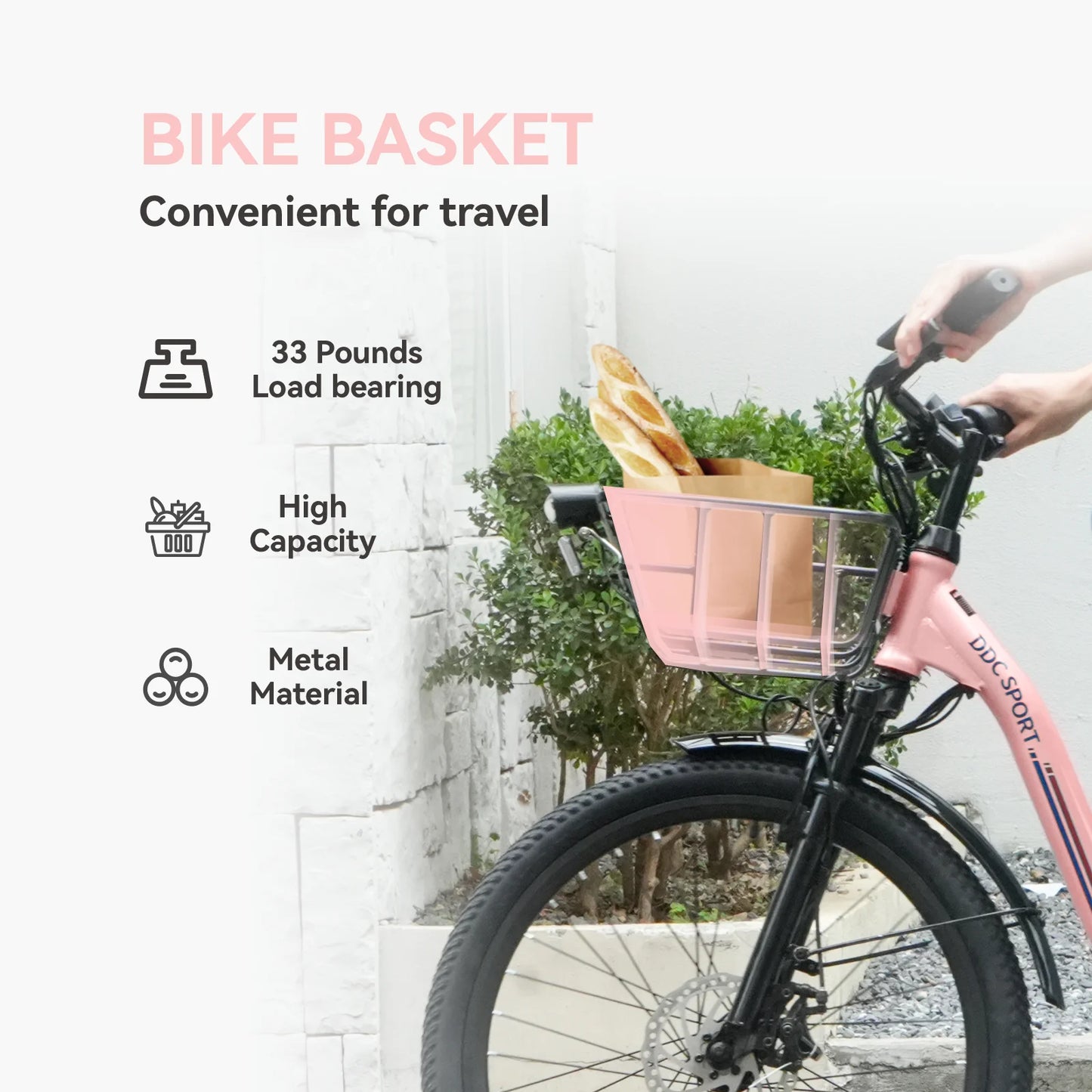 DDC SPORT Electric Bike for Adults With Removable Battery