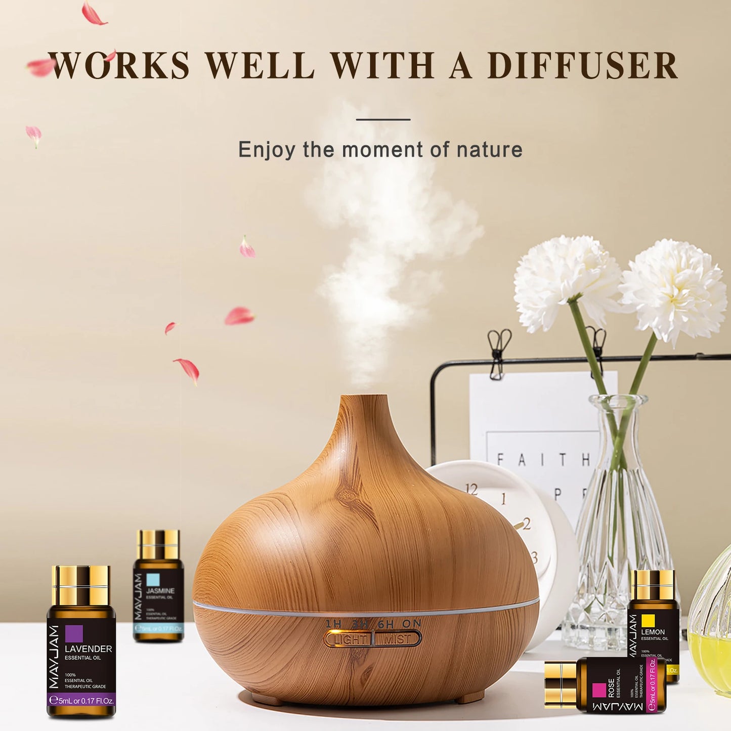 MAYJAM Essential Oils For Humidifier Diffuser Scented Candles