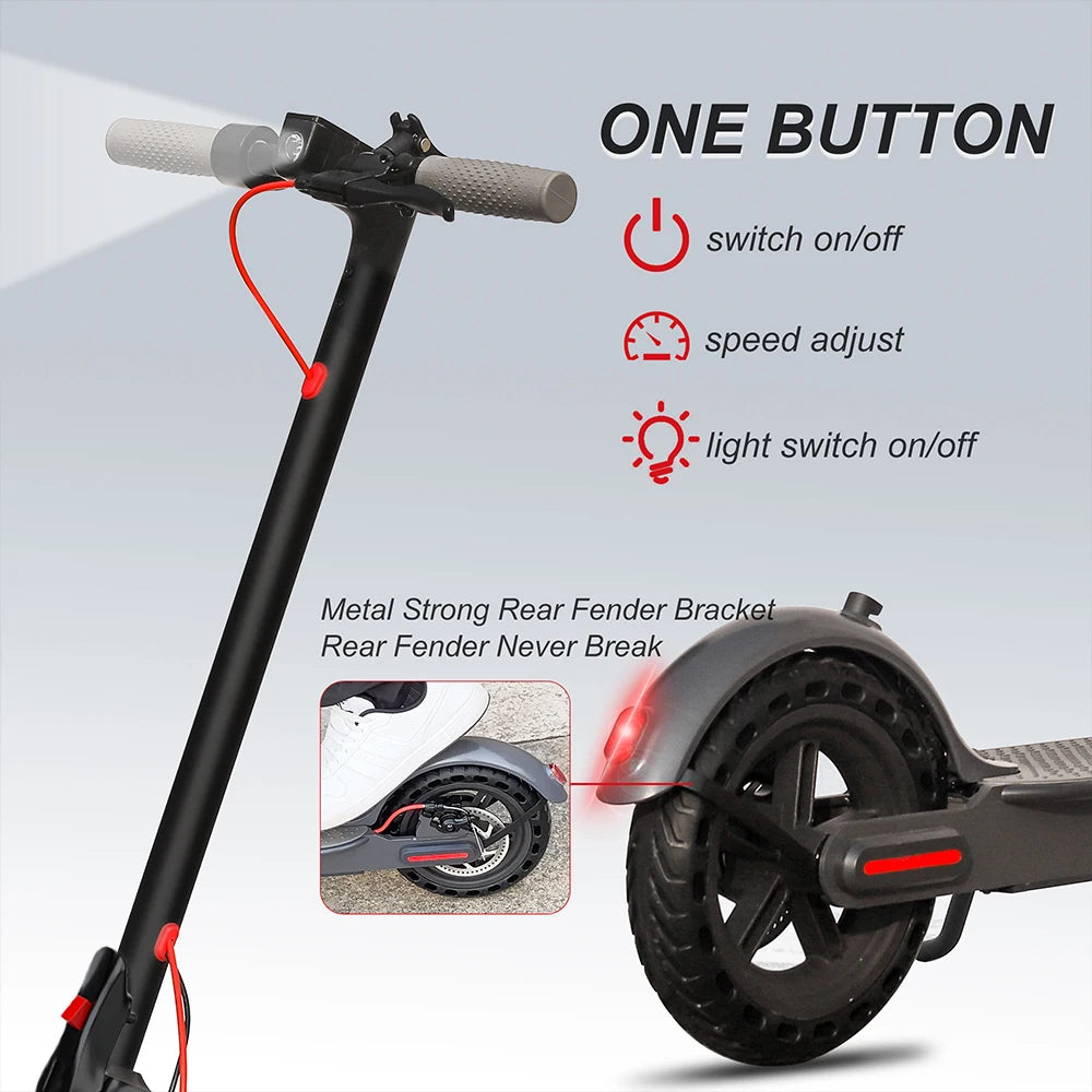 AOVOPRO ES80 350W Foldable Electric Scooter With App Control
