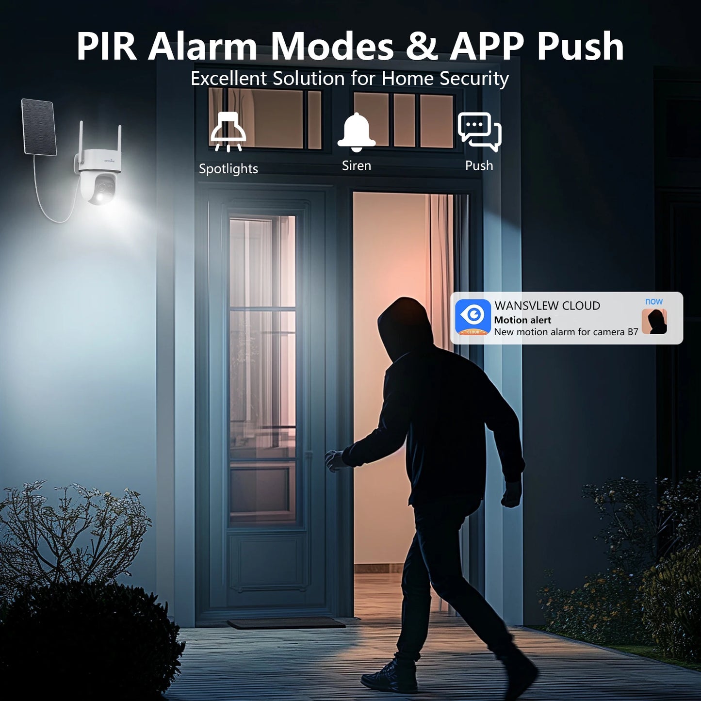 Wansview 2K Dual Lens WiFi Outdoor PTZ Surveillance Camera