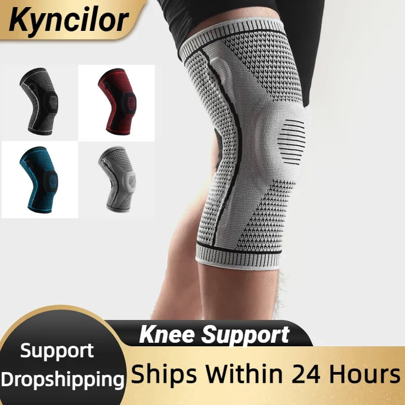 Cotton Knee Pad Strap Patella Medial Support Meniscus Protection Brace