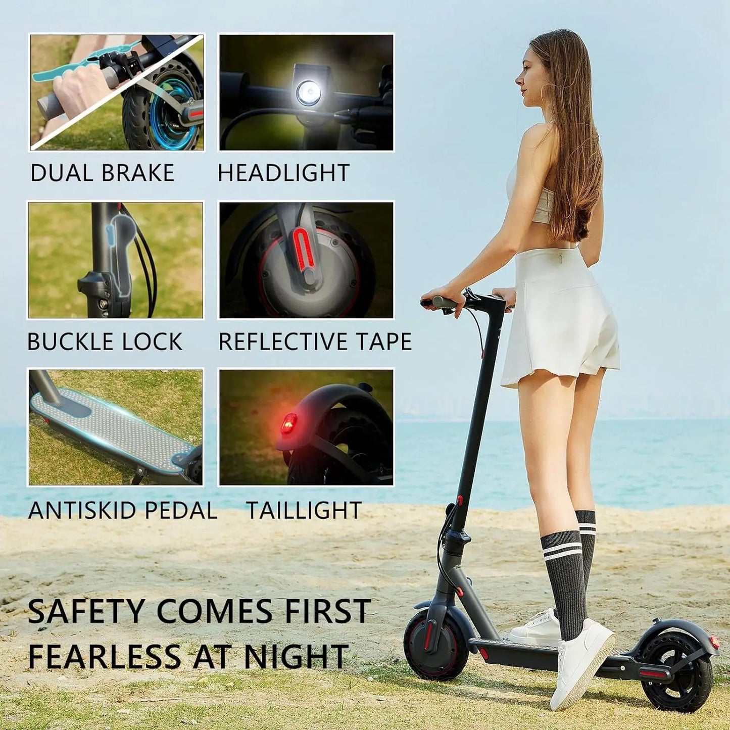 G5.0 Electric Scooter Foldable 36V 21 Mile Long Range